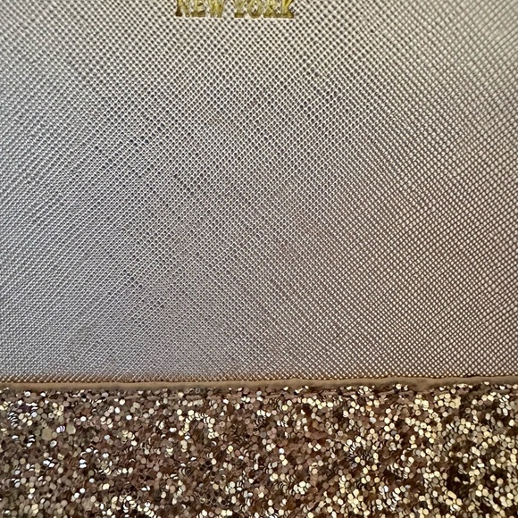 KATE SPADE FLASH GLITTER MIXED FABRIC CROSSBODY - Picture 11 of 13